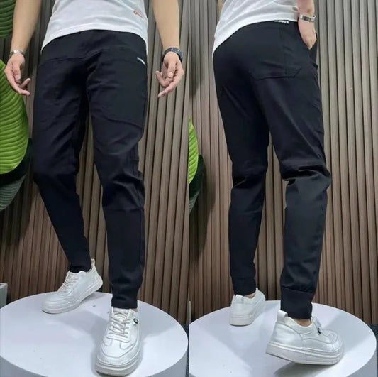 🔥 Slim Fit Cargobroek voor Heren met Hoge Stretch en Meerdere Zakjes 👖