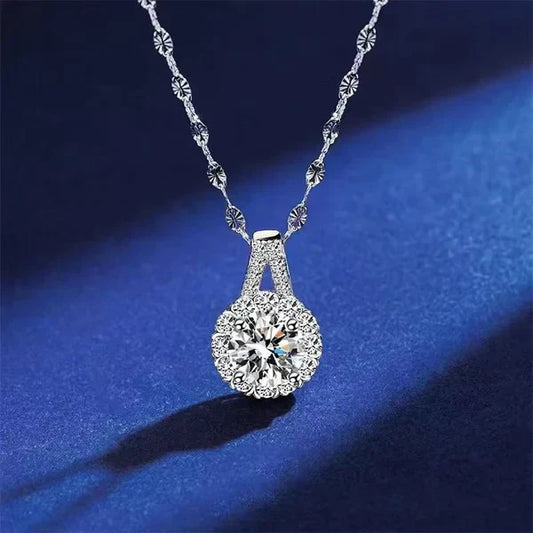 🔥🔥Moissanite Sunflower Pendant Necklace